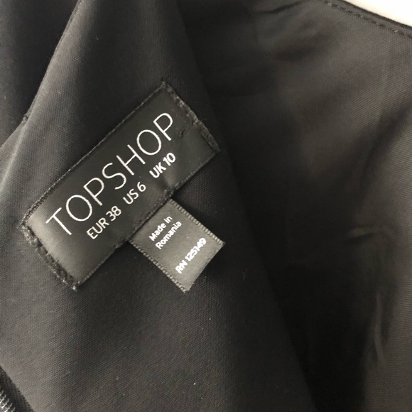 Topshop black dress size 6 - Picture 8 of 14